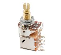 Musiclily Pro B500K Potenciómetro Push-Pull Latón Métrica Split Standard Shaft 9,5mm Lineal Taper Pot para Guitarra Eléctrica Bajo