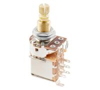 Musiclily Pro B500K Potenciómetro Push-Push Latón Métrica Split Standard Shaft 9,5mm Lineal Taper Pot para Guitarra Eléctrica Bajo