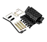 Musiclily Pro BL001 54mm Puente Trémolo Vibrato Doble Bloqueo con Bloque de Latón 34mm para Guitarra Eléctrica Estilo FR, Negro