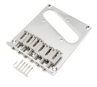 Musiclily Pro BT003 54mm Puente TL Modern 6 Selletas Cromado | Silletas de SUS Acero Inoxidable, para Guitarra Eléctrica tipo Tele