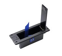 Musiclily Pro Caja de Bateria 9V para Active Guitarra Baja, Negro