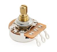 Musiclily Pro HD B1 Meg Potenciómetro Latón Métrica Split Short Shaft 6,5mm Lineal Taper Poti para Guitarra Eléctrica Bajo