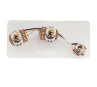 Musiclily Pro Kit de Arnés Cableado Precableado para Bajo Eléctrico Precision Bass estilo Importado con Potenciómetros 1A1B, Jack Nickel