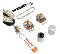 Musiclily Pro Kit de Cableado DIY para Bajo Eléctrico Precision Bass estilo Importado con Potenciómetros 1A1B, Jack Nickel