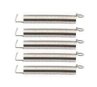Musiclily Pro Medio Acero Muelles Trémolo para Sistemas de Trémolo Guitarra Eléctrica estilo Strat, Níquel (Set de 5)