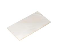 Musiclily Pro Natural Parecido al Nácar Material Inlay de Guitarra Hoja en Blanco 50x25x2mm, White Pearl