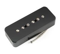 Musiclily Pro P90-BLA Alnico 5 Pastilla P90 Soapbar Single Coil Puente Pickup para Guitarra Eléctrica, Negro