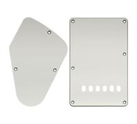 Musiclily Pro Placa Trasera Trémolo y Placa de Control Cavidad Set para Guitarra Eléctrica Yamaha PAC112V HSS, 3 capas Aged White