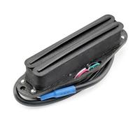 Musiclily Pro ST-DPMA Alnico 5 Rail Blade Pastilla Humbucker Formato Single Coil 9,2K para Guitarra Eléctrica tipo Strat, Cuerpo Negro Rail Negro