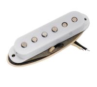 Musiclily Pro ST-FAT50S Staggered Alnico 5 Pastilla Single Coil Puente para Guitarra Eléctrica tipo Strat, Blanco