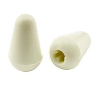 Musiclily Pro Tamaño Métrico Botón Selector Pastillas Tipo Stratocaster de 3 Posiciones Switch Tips para Guitarra Import Estilo Strat, Mint(2 Piezas)
