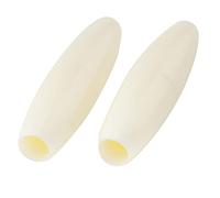 Musiclily Pro Tamaño Pulgadas Botón de Palanca de Vibrato Tremolo Arm Tips para Guitarra USA/Mexico Strat Style, Aged White(2 Piezas)