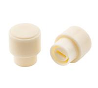 Musiclily Pro Tamaño Pulgadas Botón Selector Pastillas Tipo Telecaster de 3 Posiciones Switch Tips para Guitarra USA Fender Tele, Aged White(2 Piezas)