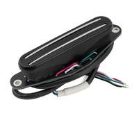 Musiclily Pro TL-NHR Alnico 5 Rail Blade Pastilla Humbucker Formato Single Coil Mástil Pickup 9,1K para Guitarra Eléctrica Tipo Tele, Negro