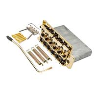 Musiclily Pro Vintage 56,5mm Trémolo Puente Strat Tremolo Bridge Selletas de Acero para Guitarra Eléctrica Vintage Fender American Strat, Dorado