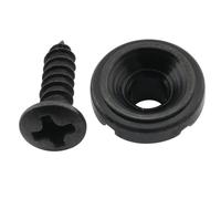 Musiclily Pro Vintage Retenedor de Cuerda Tele Guía Cuerda de Acero para Guitarra Eléctrica Telecaster, Negro