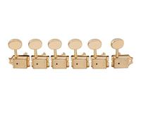 Musiclily Pro Vintage Split Shaft 6 en Línea Clavijas de Afinación Clavijeros de Repuesto para Squier Classic Vibe Fender Strat/Tele Style, Oro
