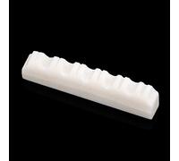 Musiclily Ranurada Cejuela de Hueso Cejilla para Guitarra Acústica de 6 Cuerdas, 43x6x9 mm (2 piezas)