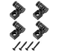 Musiclily Rodillo Vintage Guías de Cuerdas String Guides para Fender Strat Stratocaster Tele Telecaster Guitarra Eléctrica, Negro