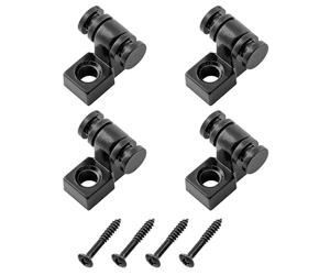 Musiclily Rodillo Vintage Guías de Cuerdas String Guides para Fender Strat Stratocaster Tele Telecaster Guitarra Eléctrica, Negro