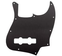 Musiclily Ultra 10 Agujeros Aluminio Anodizado Golpeador J Bass Pickguard para Fender American Standard Jazz Bass, Negro