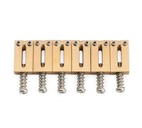 Musiclily Ultra 11,2mm estilo Moderno Silletas de Latón para Guitarra Eléctrica estilo Vintagle Strat, Color Original(Juego de 6)