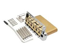 Musiclily Ultra 52.5mm Sólido Latón 6 Tornillos estilo Tremolo Vibrato Strato Filo Cuchillo para Guitarra Eléctrica Style Strat, Hybrid