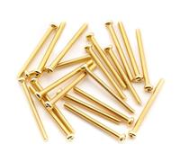 Musiclily Ultra UNC#3-48X1,1" Tornillos de Acero Inoxidable Pastilla Humbucker para Guitarra Eléctrica American, Dorado (Set de 20)