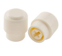 Musiclily Ultra Universal Guitarr Botones Selector 3 Posiciones Tele Switch Tips Caps para Guitarra Eléctrica Fender Squier Tele, Aged White(Set de 2)