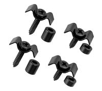Musiclily Vintage Retenedor de Cuerda Guías de Cuerdas String Trees Guides String Retainers para Eléctrica Guitarra Strat Tele,Negro(2 Piezas)