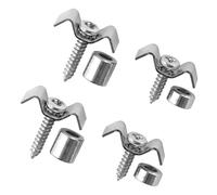 Musiclily Vintage Retenedor de Cuerda Guías de Cuerdas String Trees Guides String Retainers para Eléctrica Guitarra Strat Tele,Cromado (2 Piezas)
