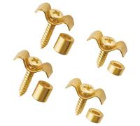 Musiclily Vintage Retenedor de Cuerda Guías de Cuerdas String Trees Guides String Retainers para Eléctrica Guitarra Strat Tele, Dorado (2 Piezas)