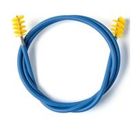 MusicNomad Cepillo de limpieza de serpiente de trompeta premium, sin vinilo, impermeable, se desenrolla recto (86 cm) (MN761)