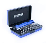 MusicNomad Juego de destornilladores y llaves Guitar Tech MN229 de 26 piezas