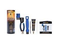 MusicNomad Kit de herramientas para cambiar cuerdas de guitarra con bobinador, cortador, extractor, afinación, llave hexagonal y destornillador (MN218)