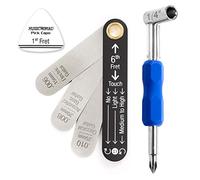 MusicNomad Kit de medición y ajuste de alivio del cuello de la barra de armadura para guitarras Taylor MN231 + MN600 Shrink-wrapped Together