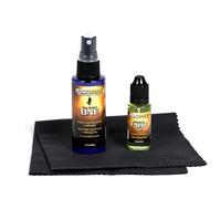 MusicNomad MN140 Premium Guitar Care - Juego de 3 piezas | Incluye aceite para guitarra ONE, aceite F-ONE y un paño de microfibra para limpiar acabados brillantes y diapasones sin