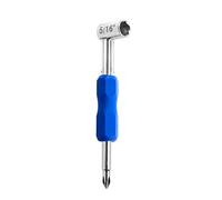 MusicNomad MN232 Llave de varilla de armadura premium - 5/16 pulgadas, Plus Destornillador magnetizado