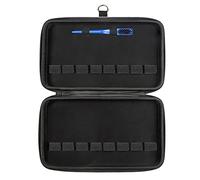 MusicNomad MN684 Caja de almacenamiento de archivos de tuerca con cepillo de limpieza