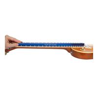 MusicNomad Tri-Beam MN821 - Regla de precisión de doble muesca para guitarras acústicas y eléctricas, incluyendo Fender, Gibson, PRS, 3 en 1