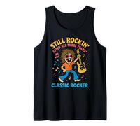Músico amante de la música rock clásico 1970s 1980s 1990s Para hombres Camiseta sin Mangas