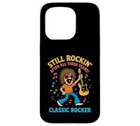 Músico amante de la música rock clásico 1970s 1980s 1990s Para hombres Carcasa para iPhone 15 Pro