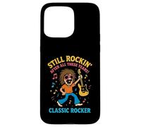 Músico amante de la música rock clásico 1970s 1980s 1990s Para hombres Carcasa para iPhone 15 Pro Max