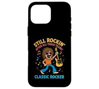Músico amante de la música rock clásico 1970s 1980s 1990s Para hombres Carcasa para iPhone 16 Pro Max