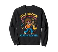 Músico amante de la música rock clásico 1970s 1980s 1990s Para hombres Sudadera