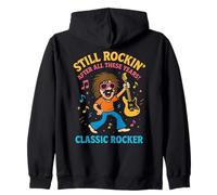Músico amante de la música rock clásico 1970s 1980s 1990s Para hombres Sudadera con Capucha