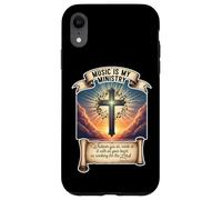 Músico Cristiano La música es mi Ministerio Maestro Jesucristo Carcasa para iPhone XR