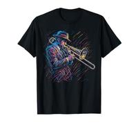 Músico de Jazz Trombón Música artística Amante del Jazz Camiseta
