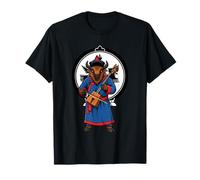 Músico de Yak Mongol Moriin Khuur Bison Camiseta
