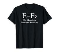 Músico divertido, E es igual a F bemol, Teoría Relatividad Camiseta